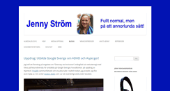 Desktop Screenshot of jennystrom.com